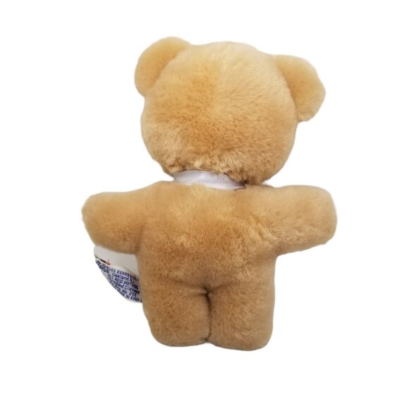 Vintage Plush Russ Snuggle Snuggles Teddy Bear 6" Stuffed Animal Toy Advertising - Picture 4 of 8